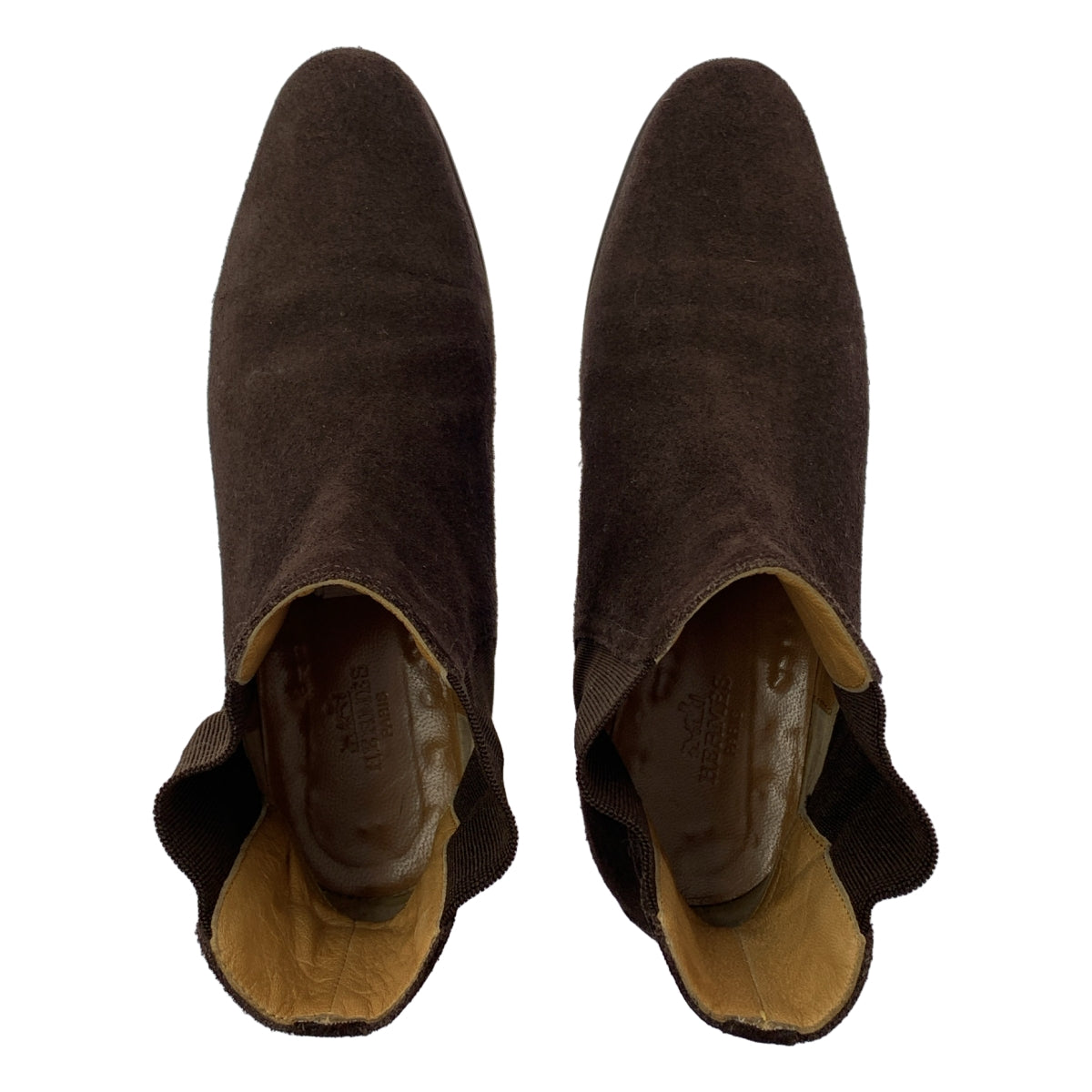 HERMES / 헤르메스 | 스웨이드 가죽 사이드 고어 부츠 | 35 | 여성