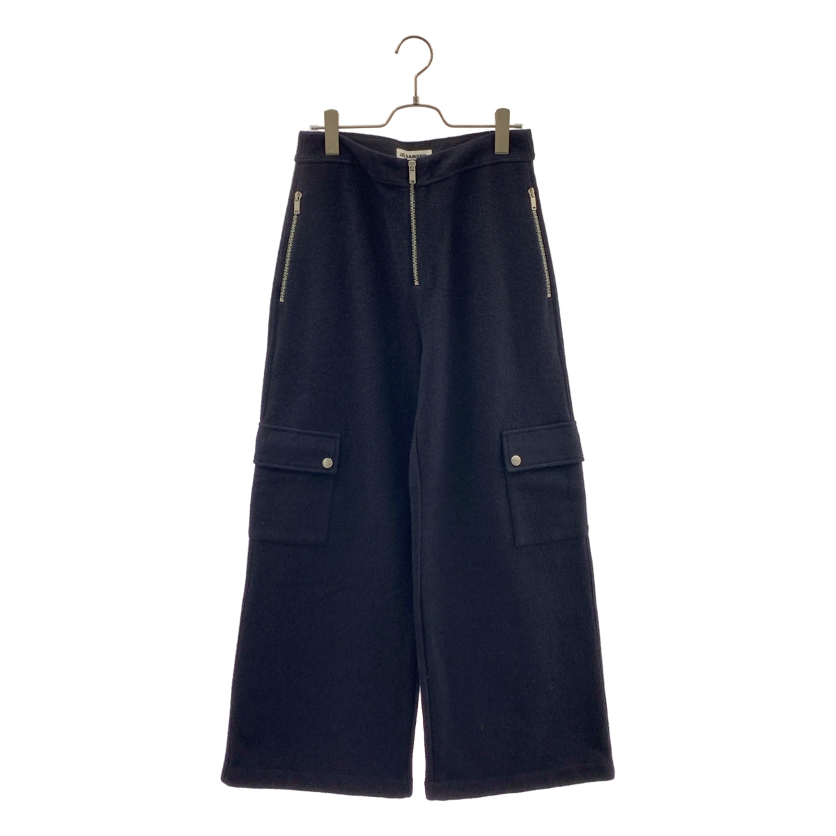 JIL SANDER+ / ジルサンダープラス | 2025AW | ウール ジップ ワイド カーゴパンツ | XS | レディース