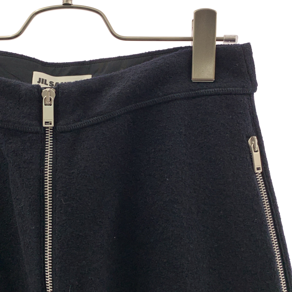 JIL SANDER+ / ジルサンダープラス | 2025AW | ウール ジップ ワイド カーゴパンツ | XS | レディース