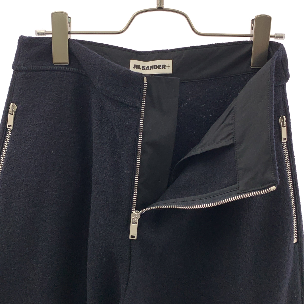 JIL SANDER+ / ジルサンダープラス | 2025AW | ウール ジップ ワイド カーゴパンツ | XS | レディース