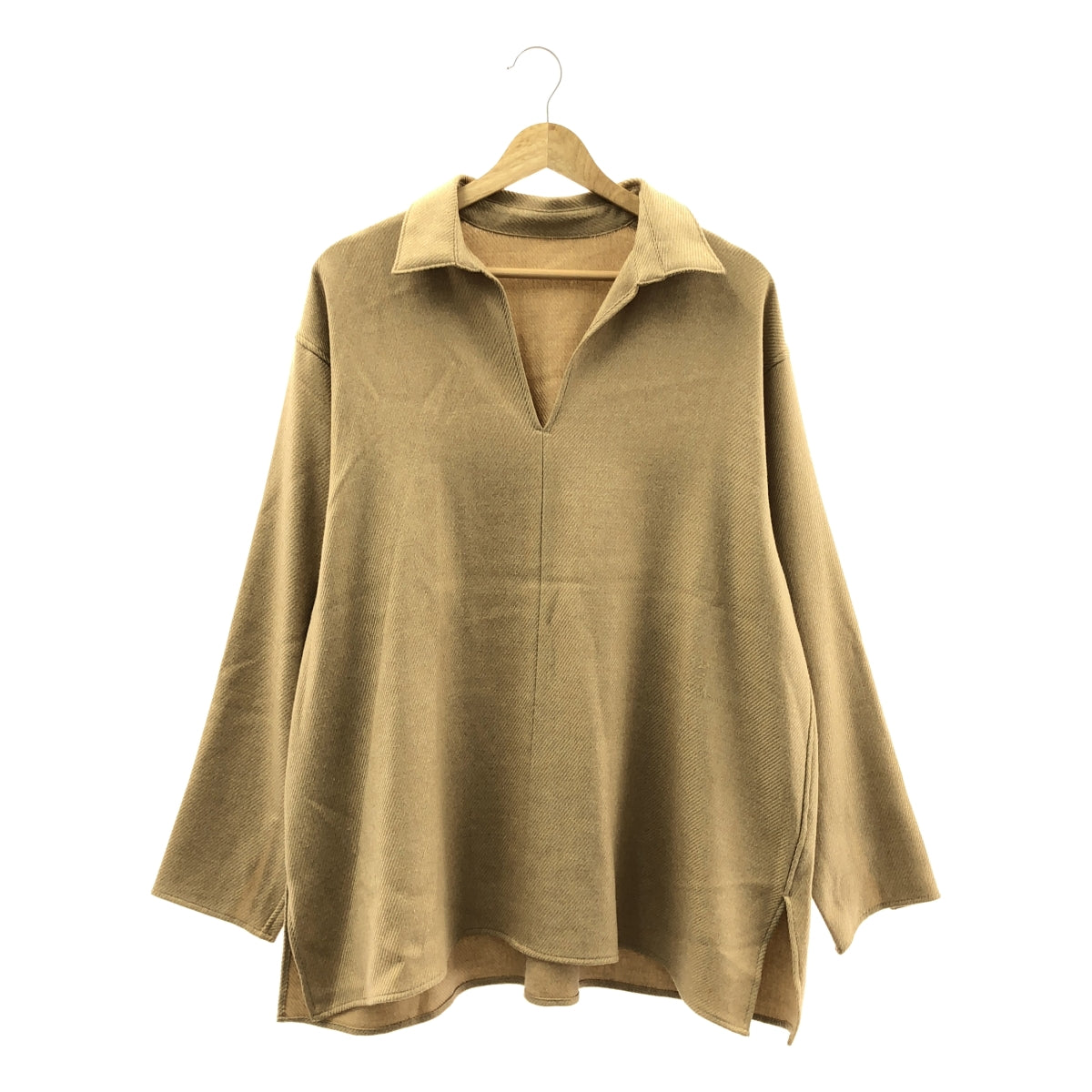 [狀況極佳] POSTELEGANT | 羊毛套衫 | S尺寸 | 米色 | 男款