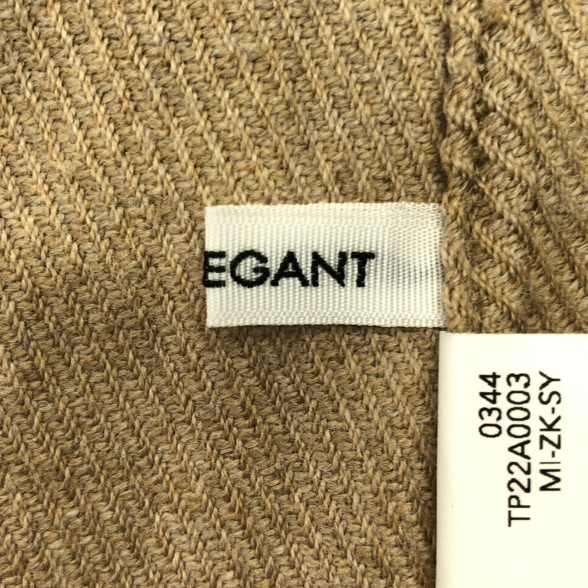 [狀況極佳] POSTELEGANT | 羊毛套衫 | S尺寸 | 米色 | 男款