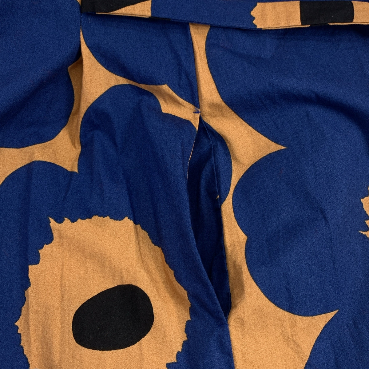 Marimekko / マリメッコ | Pilasteri 2 Unikko / 総柄 ウニッコ ベルテッド ポケット付き ワンピース | 38 |