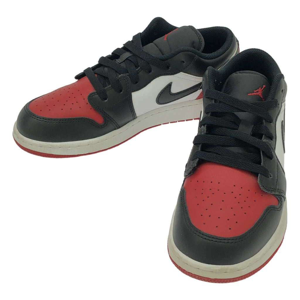 NIKE / ナイキ | JORDAN BRAND AIR JORDAN 1 LOW GS | 24.5 | ブラック/レッド/ブラック | メンズ