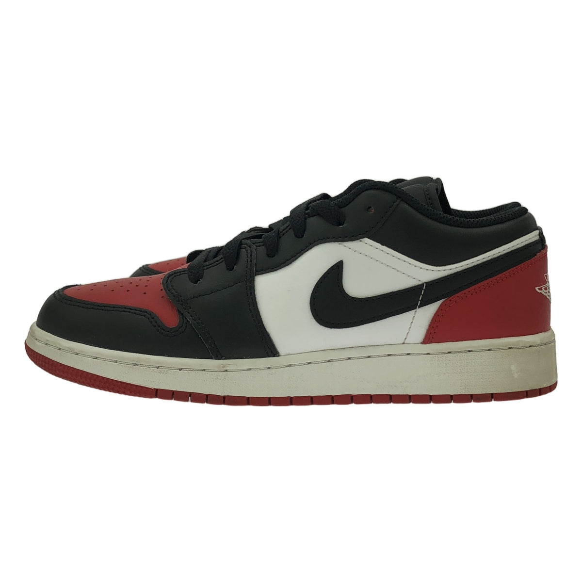 NIKE / ナイキ | JORDAN BRAND AIR JORDAN 1 LOW GS | 24.5 | ブラック/レッド/ブラック | メンズ