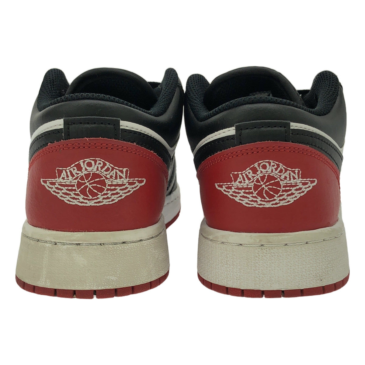 NIKE / ナイキ | JORDAN BRAND AIR JORDAN 1 LOW GS | 24.5 | ブラック/レッド/ブラック | メンズ