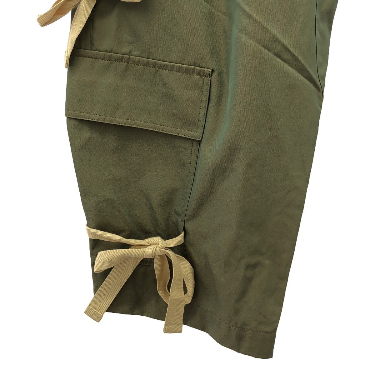 [New] prasthana / Prasthana | Hang strings cargo trousers / Pants | S | Khaki | Men's