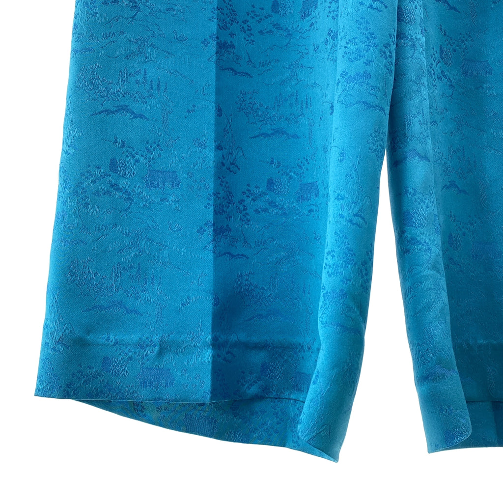 Mame Kurogouchi / マメクロゴウチ | 2024SS | Landscape Silk Jacquard Trousers シルク ジャガード パンツ | 2 | レディース