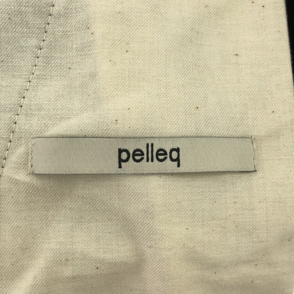 pelleq / ぺレック | 2023AW | hem fringe pants / フリンジ パンツ | 34 | ブラック | レディース