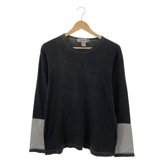 COMME des GARCONS SHIRT / コムデギャルソンシャツ | コットン 製品染め 袖切替 ロングスリーブTシャツ | M | メンズ