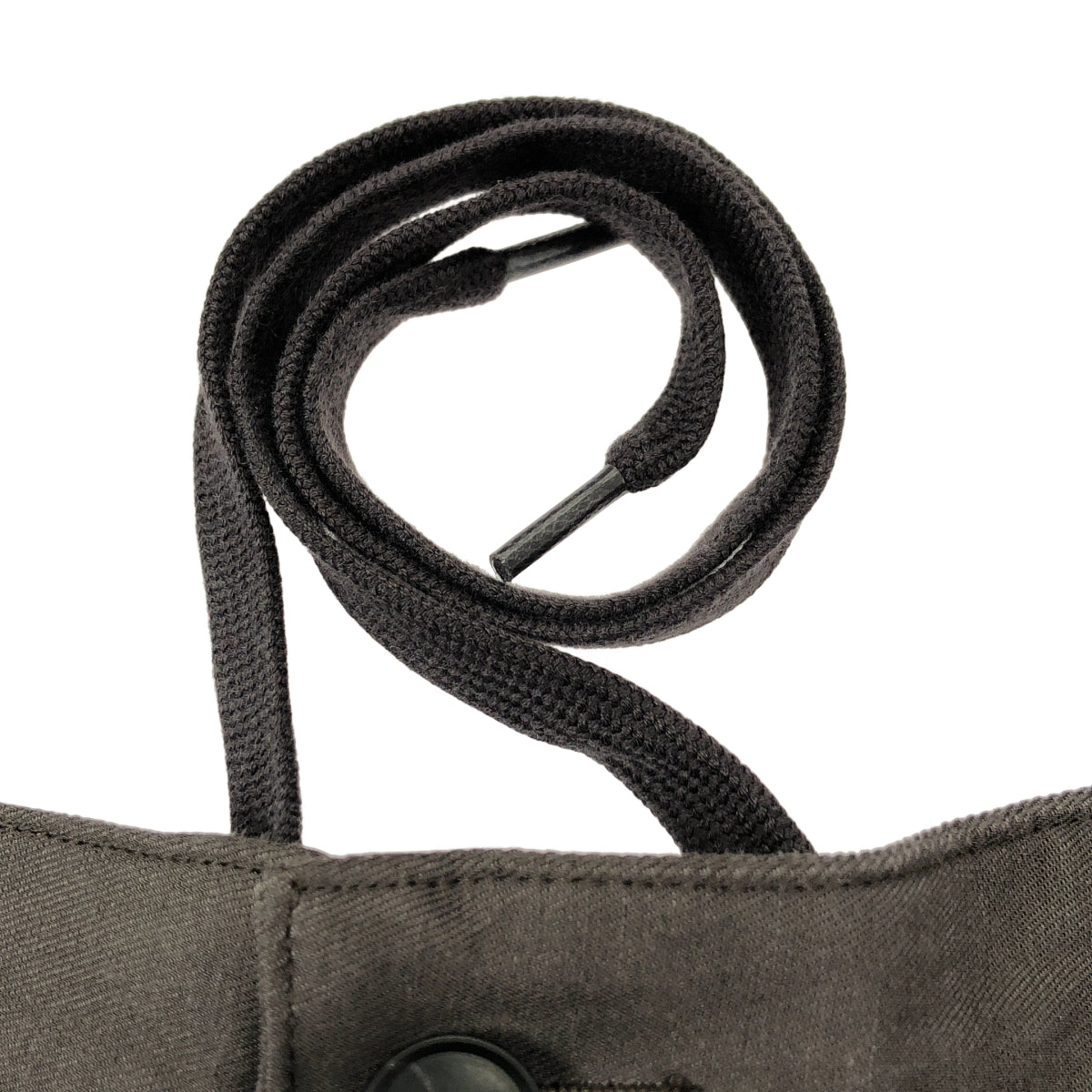 stein | VIS/LI 斜紋寬腿休閒褲 / 黏膠人造絲與亞麻抽繩寬褲 | M碼 | 男款