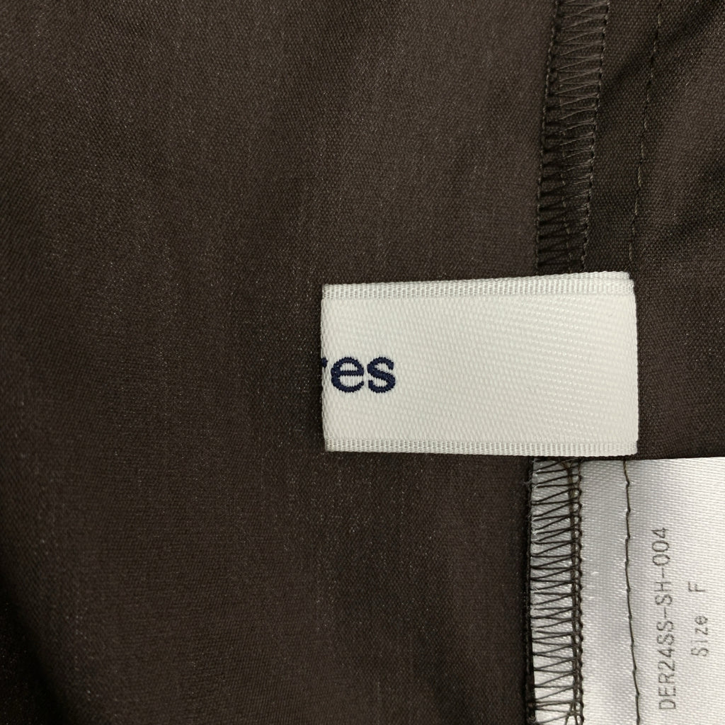 deres | 半袖純棉襯衫 | F碼 | 女款