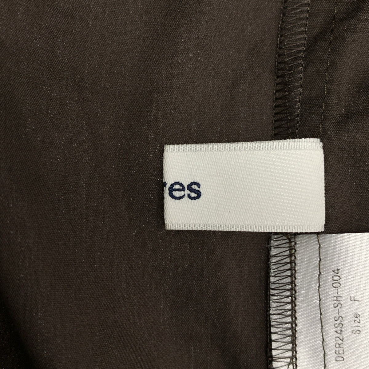 deres | 半袖純棉襯衫 | F碼 | 女款