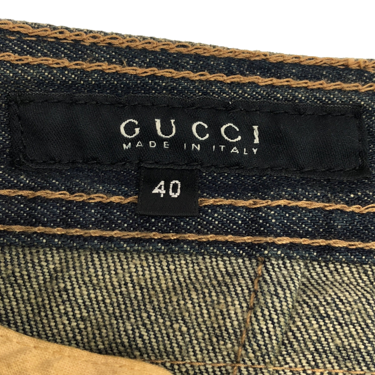 GUCCI | Zip pocket flare denim pants | 40 | Women's