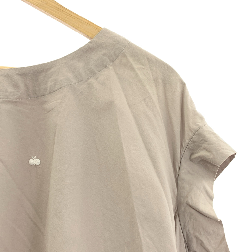 mina perhonen / ミナペルホネン | un jour フレンチスリーブ フレアブラウス シャツ | F |