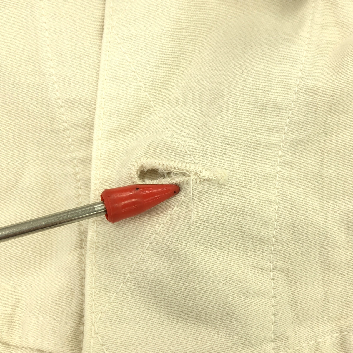 45r / フォーティファイブアール | モチ米サテンの908Gジャン ジャケット | 2 | ベージュ | レディース