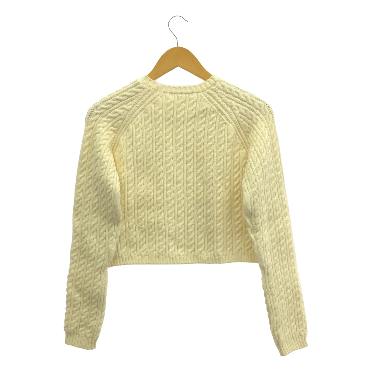 Tomorrowland MACPHEE | Cotton blend cable knit pullover | S | Ivory | Women's