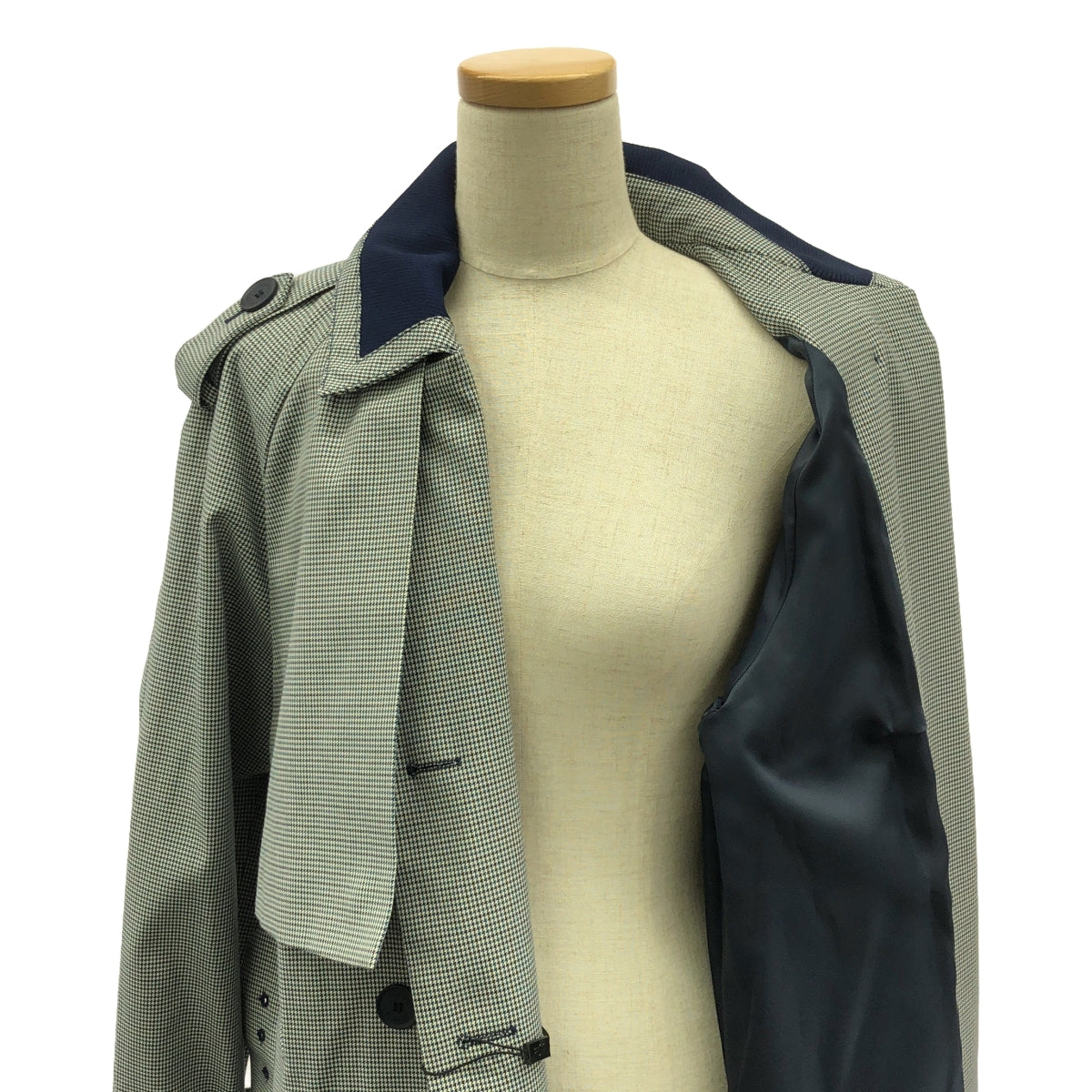 楽天市場】【SALE／50%OFF】ハウンドトゥース柄トレンチコート