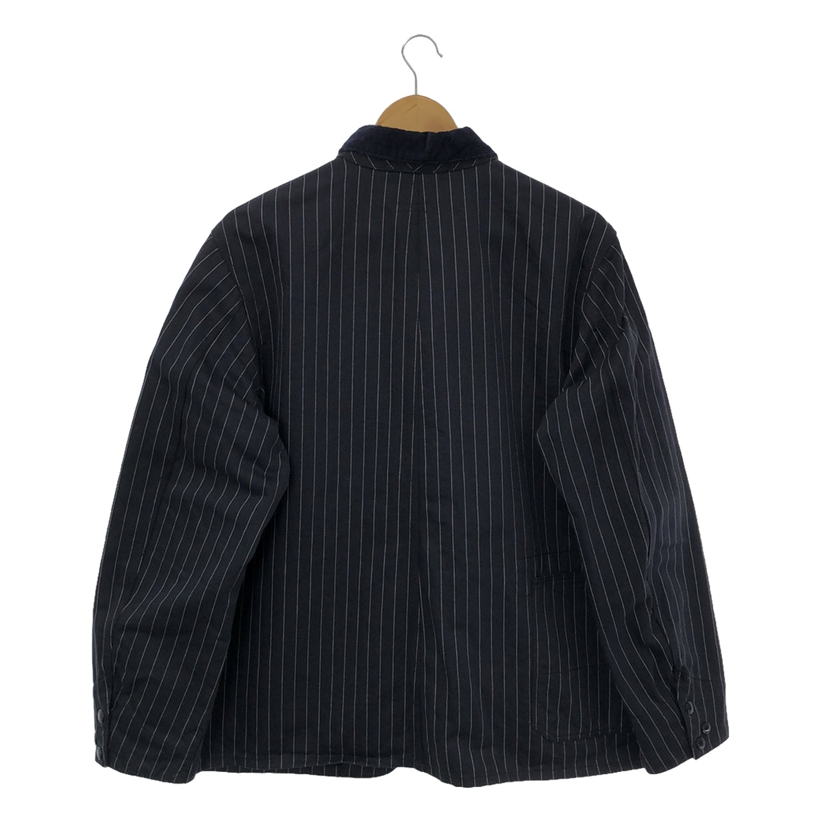 Engineered Garments | Coverall Jacket HB Gangster Stripe Striped Corduroy Collar Coverall Jacket | M | Men's