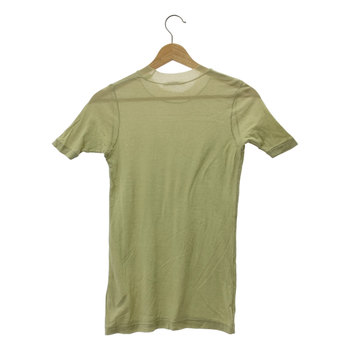 AURALEE / オーラリー | GIZASUPERHIGHGAUGE SHEERRIB TEE / リブ カットソー Tシャツ | 1 | レディース