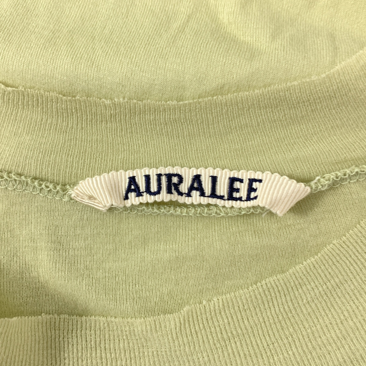 AURALEE / オーラリー | GIZASUPERHIGHGAUGE SHEERRIB TEE / リブ カットソー Tシャツ | 1 | レディース