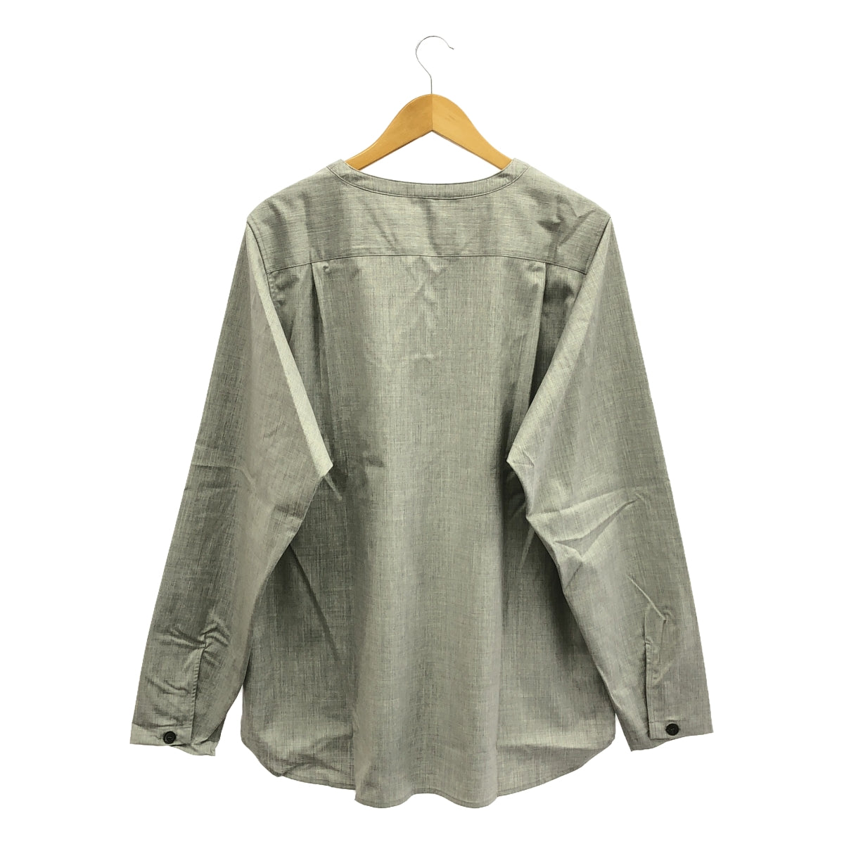 [New] prasthana / Prasthana | lace up fatigue shirt / shirt | M | Gray | Men's