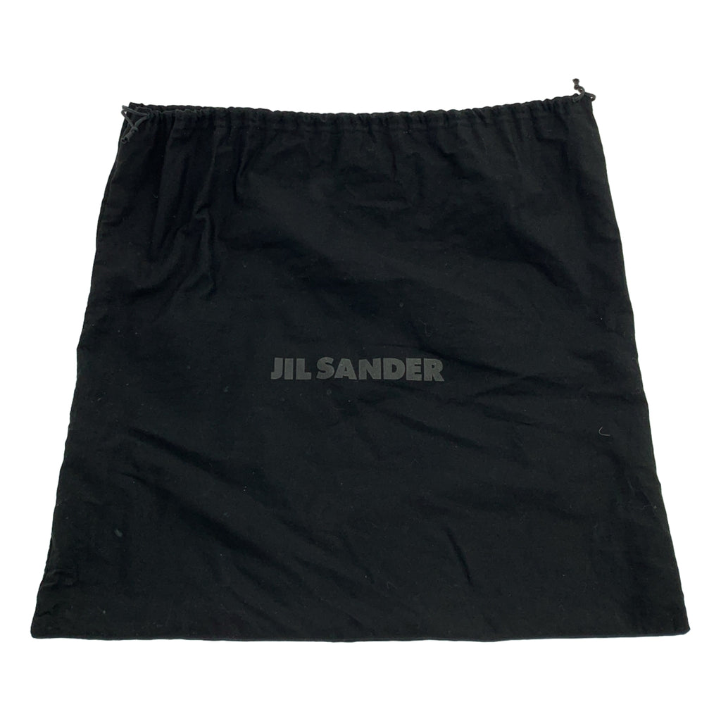 JIL SANDER / 질 썬더 | 인쇄 총 무늬 PVC 와이드 토트 백 | 블랙 | 여성
