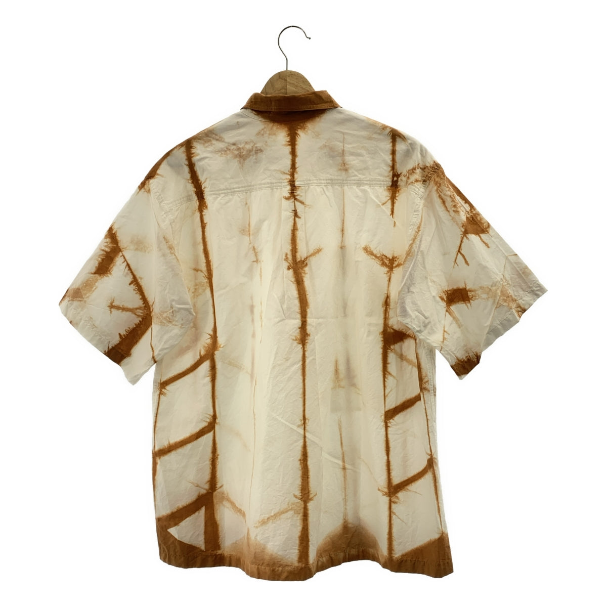 ARCHI / アーキ | PLANT DYEING SHIRTS コットン シルク 草木染め 半袖シャツ | M | レディース