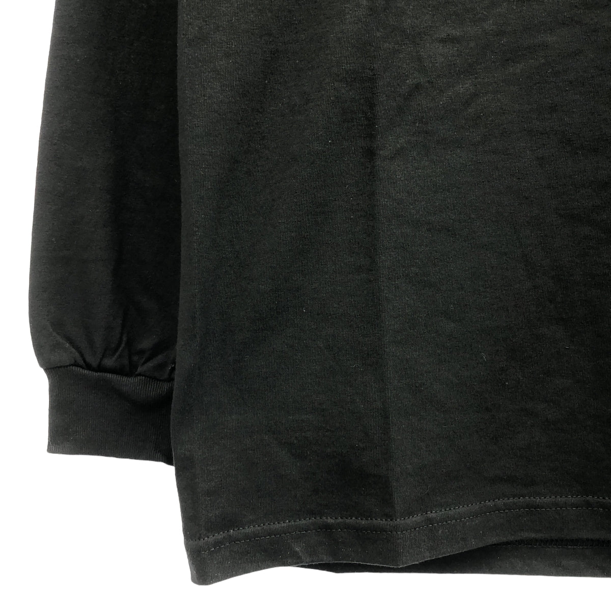 【美品】  WIND AND SEA / ウィンダンシ― | 2018SS | LONG SLEEVE CUT SEWN E ロングスリーブ Tシャツ | M | ブラック | メンズ