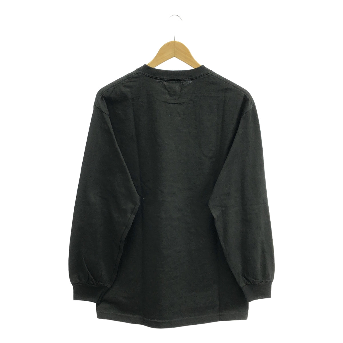 【美品】  WIND AND SEA / ウィンダンシ― | 2018SS | LONG SLEEVE CUT SEWN E ロングスリーブ Tシャツ | M | ブラック | メンズ