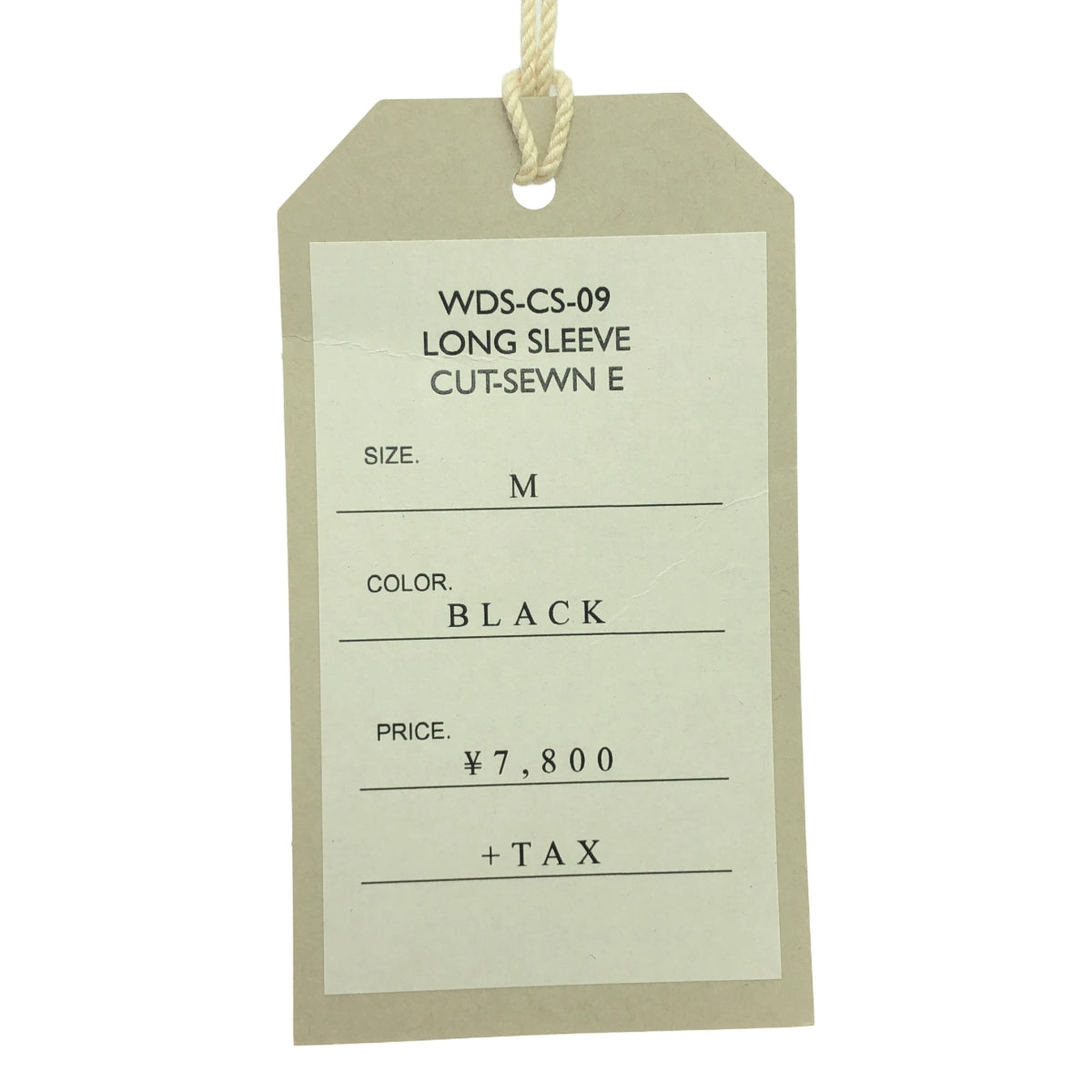 【美品】  WIND AND SEA / ウィンダンシ― | 2018SS | LONG SLEEVE CUT SEWN E ロングスリーブ Tシャツ | M | ブラック | メンズ