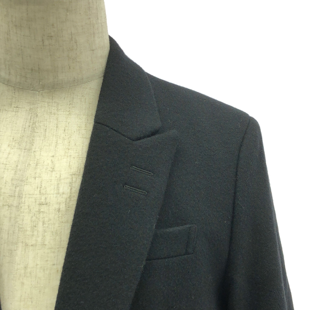 SHAREEF / シャリーフ | 2019AW | ウール ロングチェスターコート | 1 | ブラック | メンズ