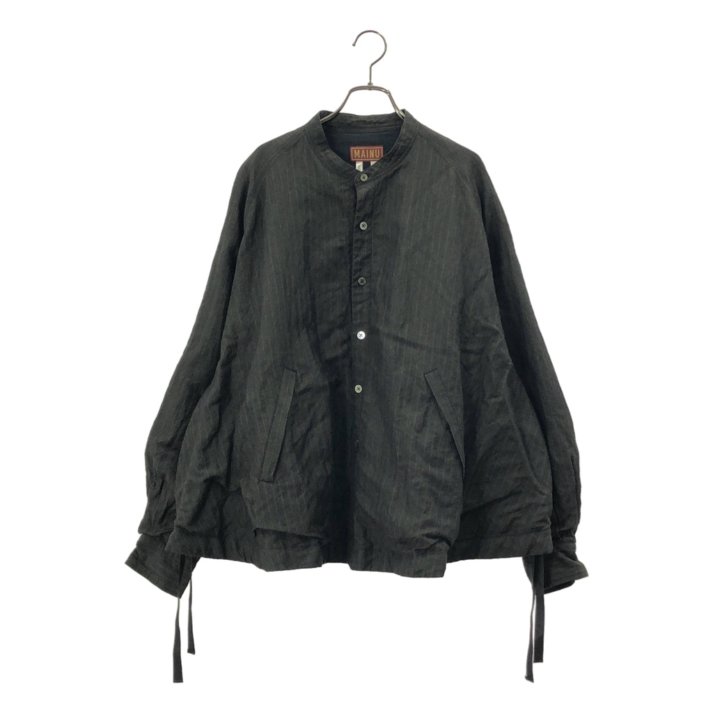 MAINU / 마인 | 스트라이프 밴드 컬러 셔츠 재킷 | 1 | 남성