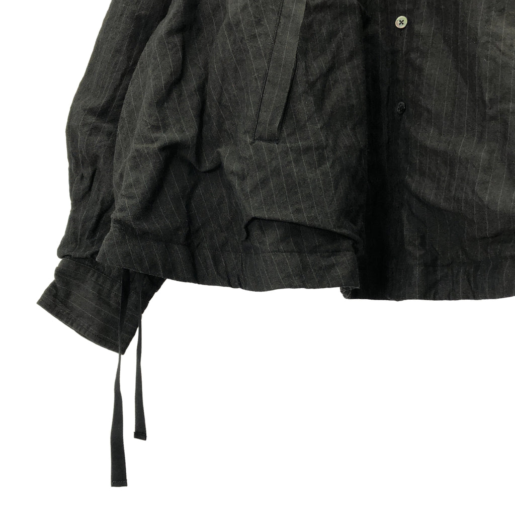 MAINU / 마인 | 스트라이프 밴드 컬러 셔츠 재킷 | 1 | 남성