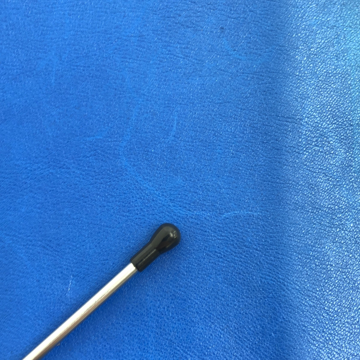 JIL SANDER / 질 썬더 | 바이 컬러 가죽 클러치 백 | 블루 / 베이지 | 여성