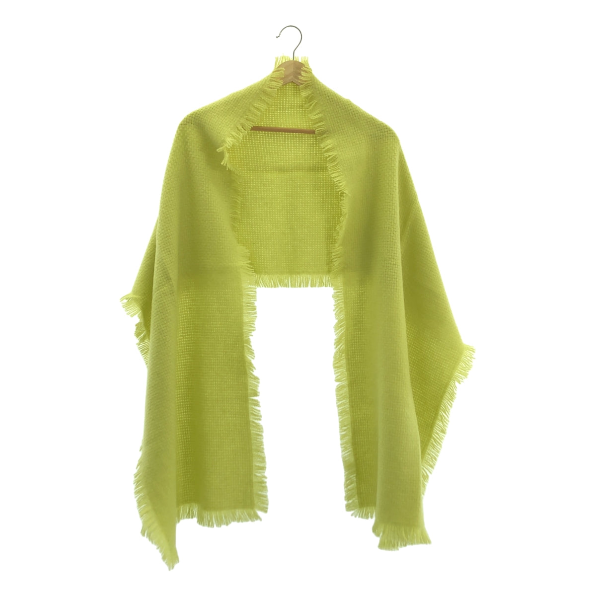 ASAUCE MELER / アソース メレ | cashmere 100％ / カシミヤ フリンジ ニット ストール マフラー |