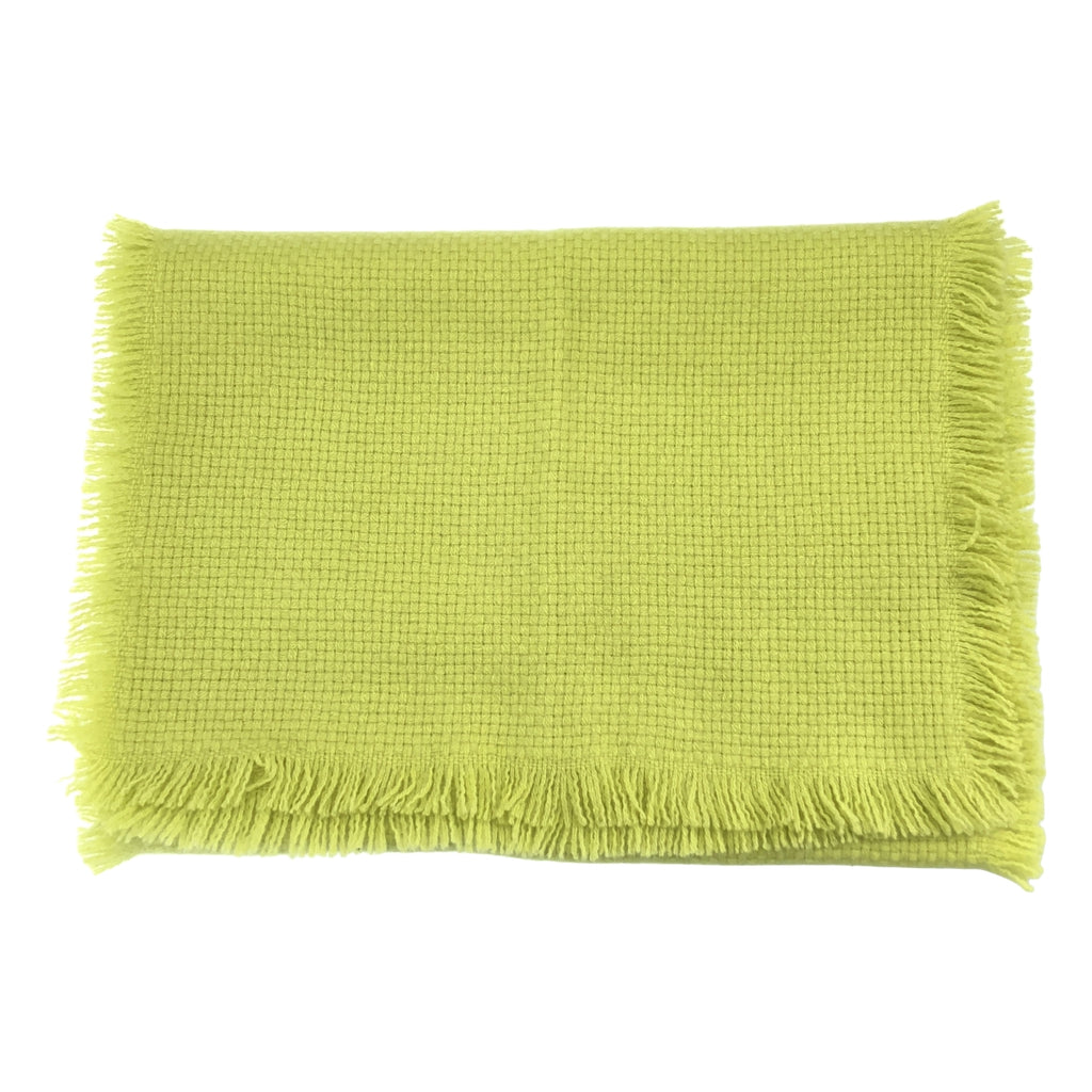 ASAUCE MELER / アソース メレ | cashmere 100％ / カシミヤ フリンジ ニット ストール マフラー |