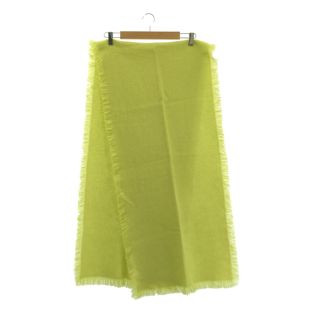 ASAUCE MELER / アソース メレ | cashmere 100％ / カシミヤ フリンジ ニット ストール マフラー |