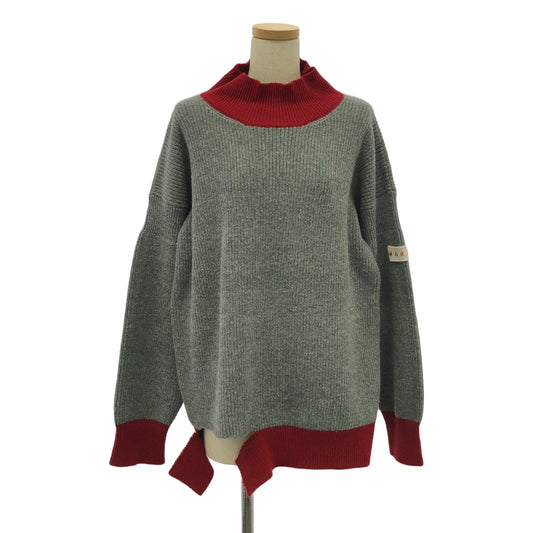 MARNI / マルニ | 2023AW | LONG SLEEVES LOOSE FIT SWEATER リブニット | 42 | レディース