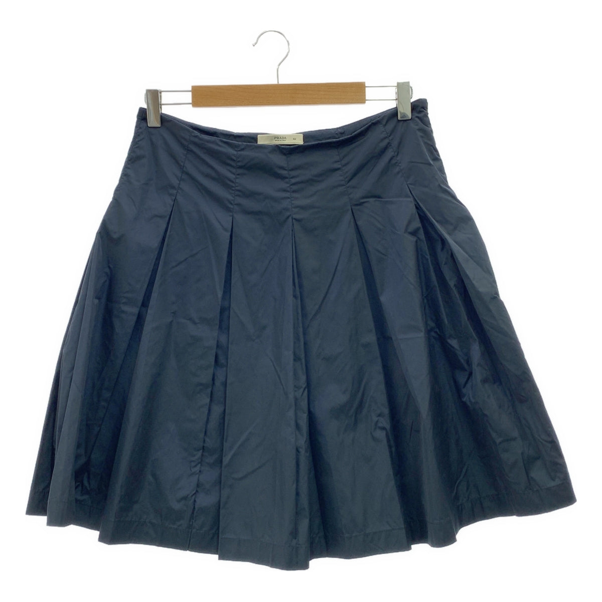 PRADA / プラダ | サイドジップ ボリューム スカート / 裏地付き | 42 | レディース