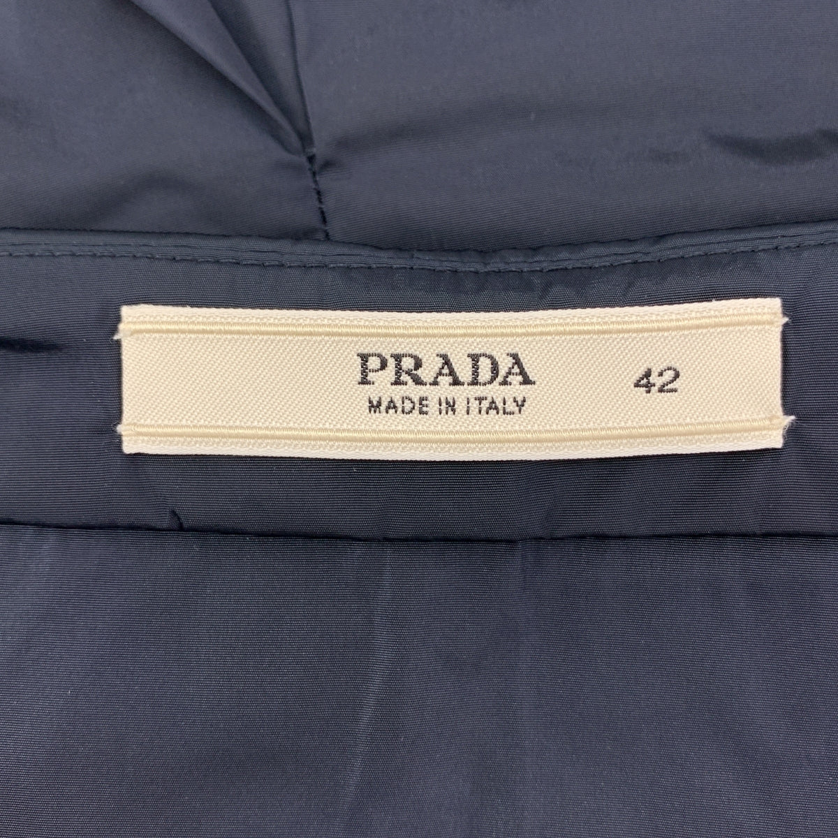 PRADA / プラダ | サイドジップ ボリューム スカート / 裏地付き | 42 | レディース