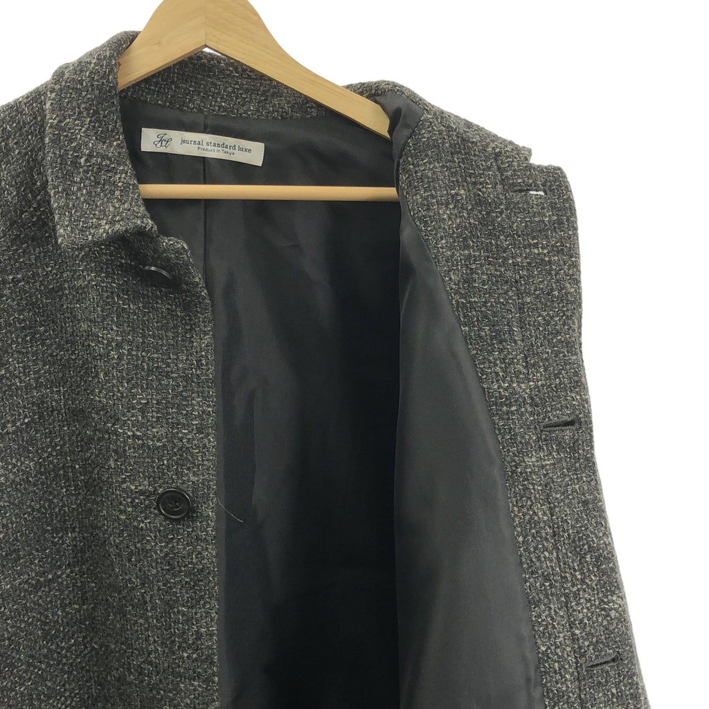 journal standard luxe / 저널 스탠다드 럭스 | 울 린넨 WL 트위드 스텐코트 |