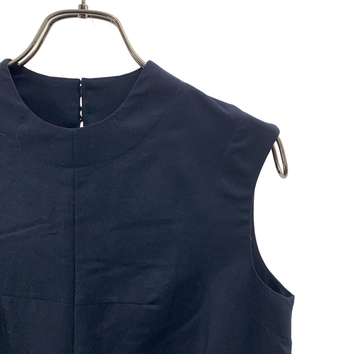 Mame Kurogouchi / マメクロゴウチ | Cotton Double Cloth Sleeveless Dress コットン ノースリーブ ワンピース | 1 | レディース