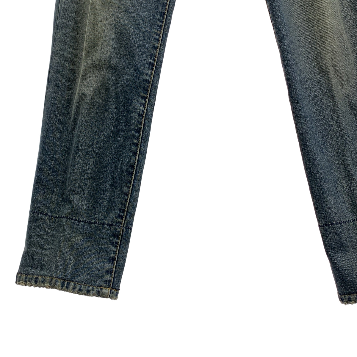 MARNI / マルニ | COMMESSA ダメージ加工 テーパード デニムパンツ | 30 | インディゴ | メンズ