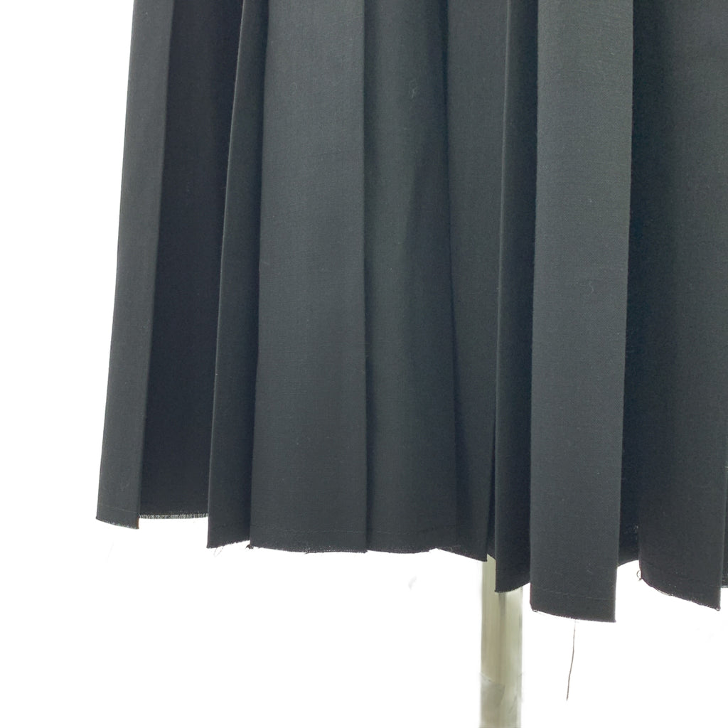 JUNYA WATANABE / 준야와타나베 | 2025SS | 울 플리츠 컷오프 롱 스커트 | S |