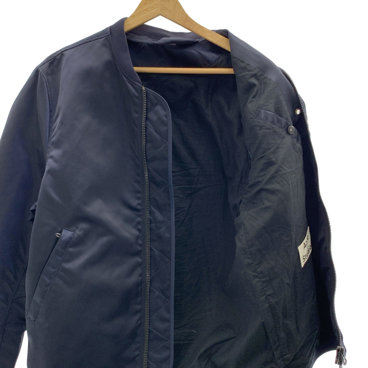 Acne Studios / 여드름 스튜디오 | MA-1 오버 실루엣 폭격기 재킷 블루존 | 46 | 남성