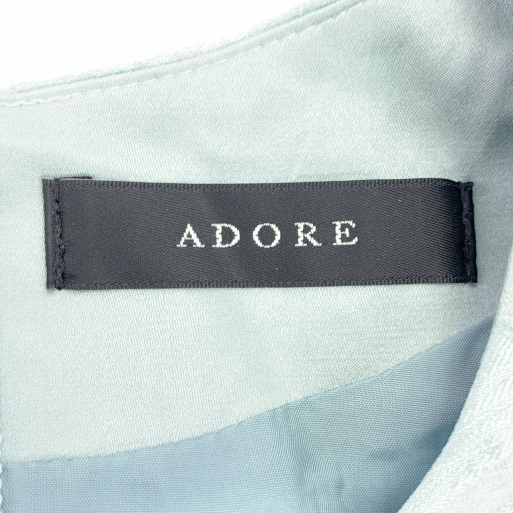 ADORE / アドーア | フラワー ショートスリーブ プルオーバー ブラウス シャツ | 38 | レディース