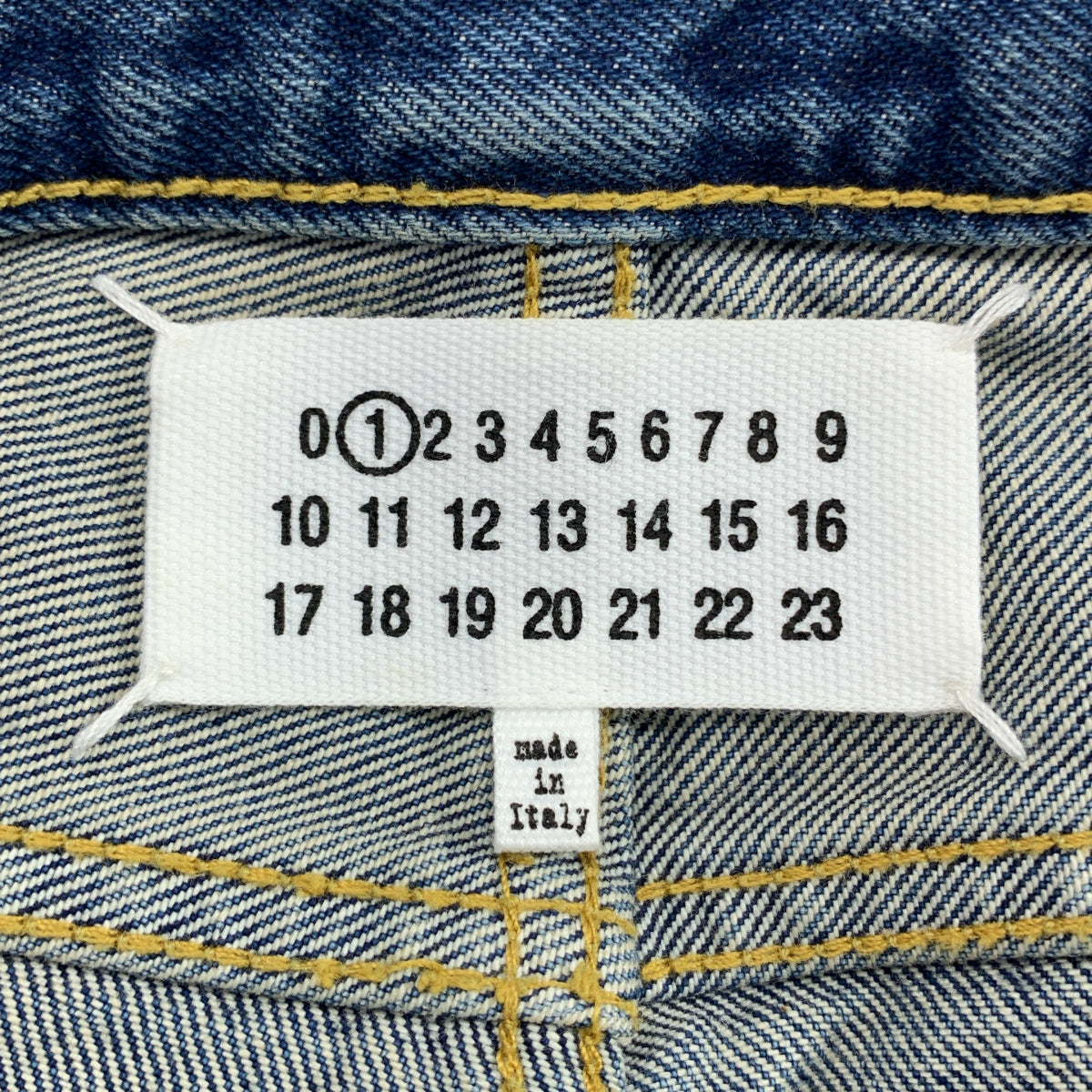 Maison Margiela | 2022 春夏系列 | 水洗拉鍊開襟喇叭牛仔褲 | 36 號 | 靛藍 | 女款