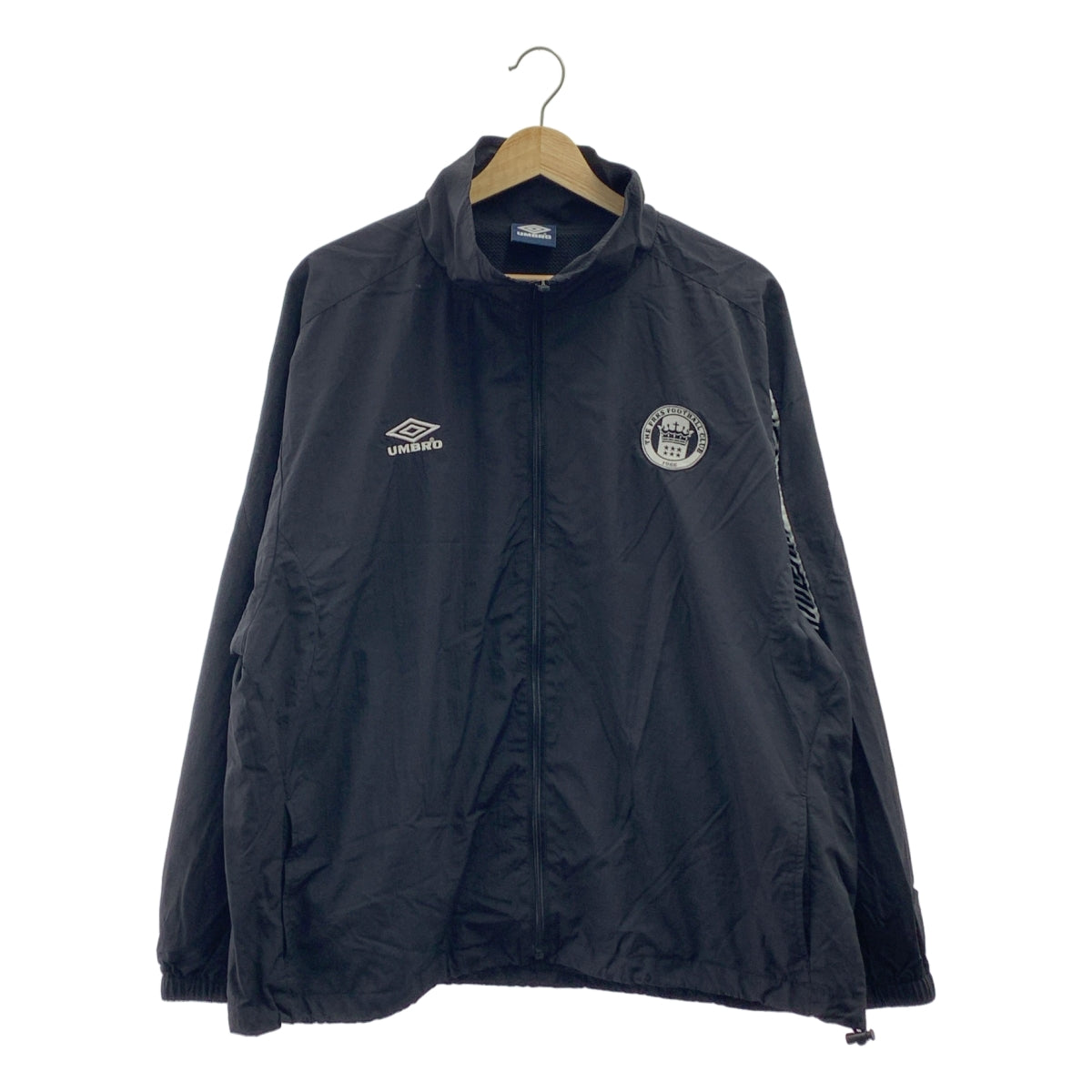 【美品】  FREAK'S STORE / フリークスストア | 2024SS | UMBRO NYLON TRACK JACKET アンブロ ナイロン トラックジャケット | L | ブラック | メンズ