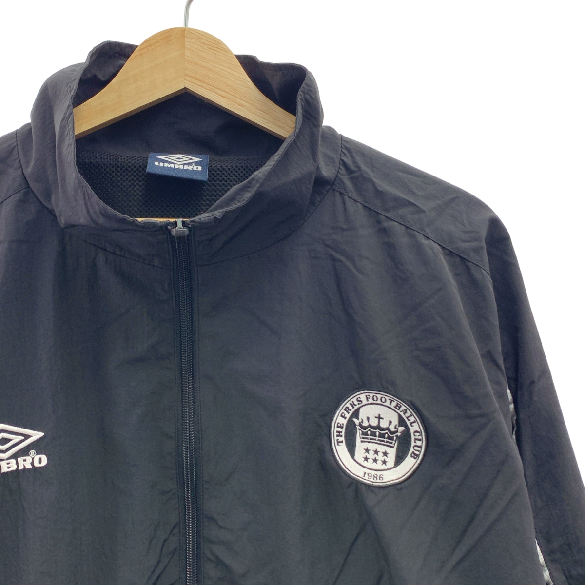 【美品】  FREAK'S STORE / フリークスストア | 2024SS | UMBRO NYLON TRACK JACKET アンブロ ナイロン トラックジャケット | L | ブラック | メンズ